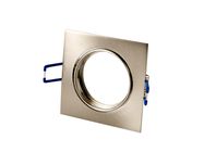 LED line® downlight square adjustable die cast aluminium satin