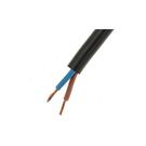 Lietkabelis cable 2x1.5mm2 (black, 100m)