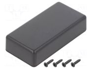 Enclosure: multipurpose; X: 35mm; Y: 80.3mm; Z: 20mm; TW; ABS; black TAKACHI