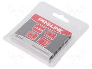 Staples; Width: 11.3mm; L: 14mm; 1000pcs. PROLINE