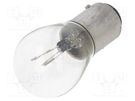 Filament lamp: automotive; W2x4.6d; transparent; 24V; 1.2W ELTA
