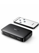 HDMI perjungėjas 4K@30Hz su valdymo pultu 3 įėj. -> 1 išėj.