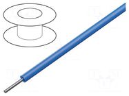 Wire; ThermoThin; 32AWG; wire; Cu; PFA; blue; 600V; 30.5m; 100ft ALPHA WIRE
