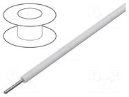 Wire; ThermoThin; 32AWG; wire; Cu; PFA; white; 600V; 305m; 1000ft ALPHA WIRE