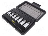 Wrench-set; hex key,socket spanner; 1/2"; 7pcs. STANLEY