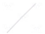 Insulating tube; silicone; white; Øint: 0.8mm; Wall thick: 0.4mm SYNFLEX
