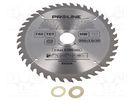 Circular saw; Ø: 200mm; Øhole: 30mm; Teeth: 40; cemented carbide PROLINE