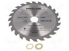 Circular saw; Ø: 200mm; Øhole: 30mm; Teeth: 24; cemented carbide PROLINE