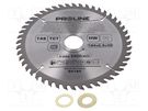 Circular saw; Ø: 184mm; Øhole: 30mm; Teeth: 48; cemented carbide PROLINE