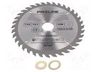 Circular saw; Ø: 184mm; Øhole: 30mm; Teeth: 36; cemented carbide PROLINE