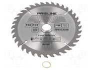 Circular saw; Ø: 160mm; Øhole: 20mm; Teeth: 36; cemented carbide PROLINE