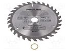 Circular saw; Ø: 160mm; Øhole: 20mm; Teeth: 30; cemented carbide PROLINE