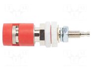 Laboratory clamp; red; 15A; 1.2kV; max.115°C POMONA