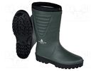 Boots; Size: 43; green; PVC; bad weather,slip,temperature DELTA PLUS