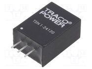 Converter: DC/DC; Uin: -15÷-32V; Uout: -12VDC; Iout: 1A; SIP3; PCB TRACO POWER