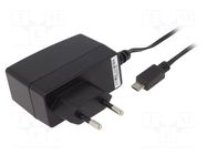 Power supply: switching; 5VDC; 2.4A; 12W; Out: USB micro; 79.94% SUNNY