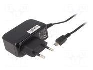 Power supply: switching; mains,plug-in; 5VDC; 2A; 10W; 79.11%; POS POS