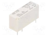 Relay: electromagnetic; SPDT; Ucoil: 6VDC; 8A; 8A/240VAC; 8A/30VDC TE Connectivity