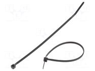 Cable tie; L: 142mm; W: 2.5mm; black; polyamide; 80N; Ømax: 32mm PANDUIT