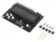 Module: shield; mechanical keyboard,LCD 16x2 display; 5VDC; I2C DFROBOT