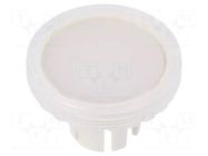 Actuator lens; 22mm; 61; transparent; plastic; Face dim: Ø19.7mm EAO