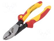 Pliers; side,cutting,insulated; steel; 210mm; 1kVAC WIHA