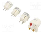 Transition: adapter; 2P; white; PIN: 2 LOGILINK