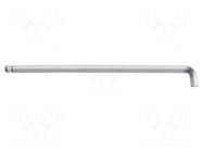Wrench; hex key,spherical; HEX 6mm; Overall len: 184mm WIHA