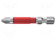 Screwdriver bit; Pozidriv®; PZ2; Overall len: 49mm; 5pcs; TY WIHA
