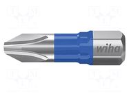 Screwdriver bit; Phillips; PH1; 1/4"; Overall len: 25mm; 5pcs; T WIHA