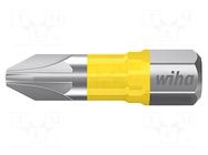 Screwdriver bit; Pozidriv®; PZ2; Overall len: 25mm; 25pcs; Y WIHA