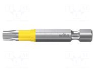 Screwdriver bit; Torx®; TX10; 1/4"; Overall len: 50mm; 5pcs; Y WIHA