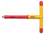 Screwdriver handle; insulated,socket spanner; Mounting: 3/8" WIHA