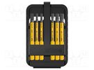 Kit: screwdriver bits; 1kVAC; hex key,slot; 75mm; max.15Nm; 6pcs. WIHA