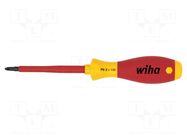 Screwdriver; insulated; Phillips; PH4; Blade length: 200mm; 1kVAC WIHA