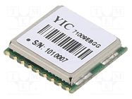 Module: GPS/QZSS; ±2.5m; GPS; -165dBm; 3÷5.5VDC; 9.6kbps; 1Hz; Ch: 66 YIC