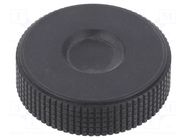 Knob; Ø: 70mm; Int.thread: M14; 20mm; H: 42mm; technopolymer PP ELESA+GANTER