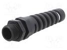 Cable gland; with strain relief; NPT1/2"/16; IP68; polyamide HUMMEL