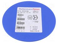 Markers; Marking: P; 1÷3mm; PVC; yellow; -65÷105°C; leaded; HGDC1-3 HELLERMANNTYTON