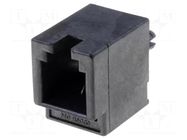 Connector: RJ9; socket; PIN: 4; Cat: 3; gold-plated; 4p4c; on PCBs MOLEX