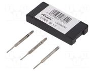 Tap; high speed steel grounded HSS-G; M1,1; 0.25; 32mm; 2,1mm VÖLKEL