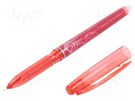 Rollerball pen; red; 0.5mm; FRIXION PILOT