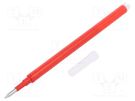 Ball pen refill; red; 0.7mm; FRIXION PILOT