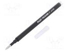 Ball pen refill; black; 0.7mm; FRIXION PILOT