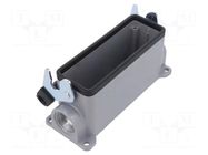 Enclosure for connectors: HDC; size H-B 24; with latch; straight LAPP
