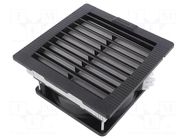 Fan: AC; axial; 230VAC; 64m3/h; 44dBA; IP55; 145x75x145mm; black WEIDMÜLLER