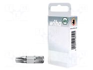 Screwdriver bit; Torx®; TX30; 1/4"; Overall len: 25mm; 10pcs. WIHA