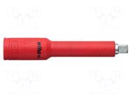 Extension; insulated; 125mm; 1/2" WIHA