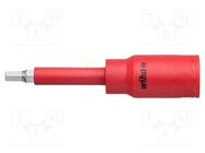 Socket; hex key,insulated,socket spanner; HEX 4mm; 1/2"; 1kV WIHA