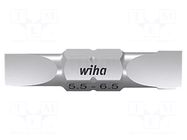 Screwdriver bit; slot; SL 5.5,SL 6.5; 10pcs; double WIHA